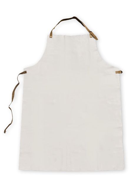 Afbeeldingen van Lasschort 61-250 nerfleder 120x80 cm