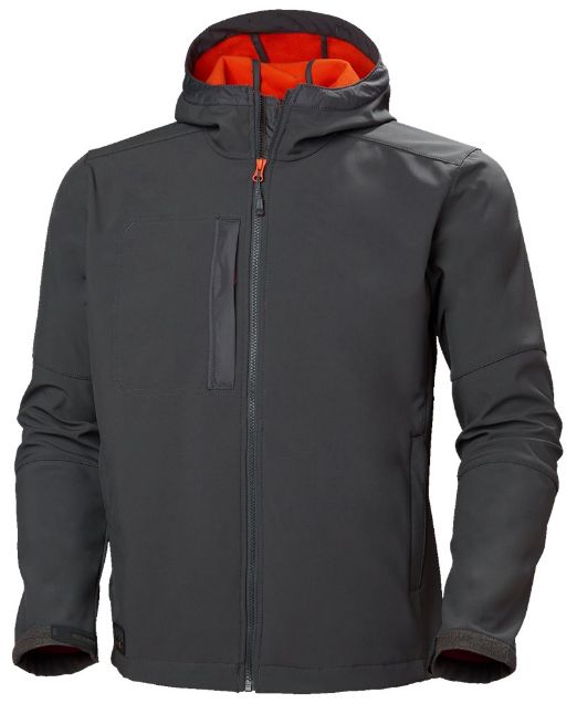 Afbeeldingen van HH Kensington Hood Softshell grijs L
