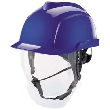 Afbeeldingen van MSA V-Gard v-helm 950 incl. scherm blauw