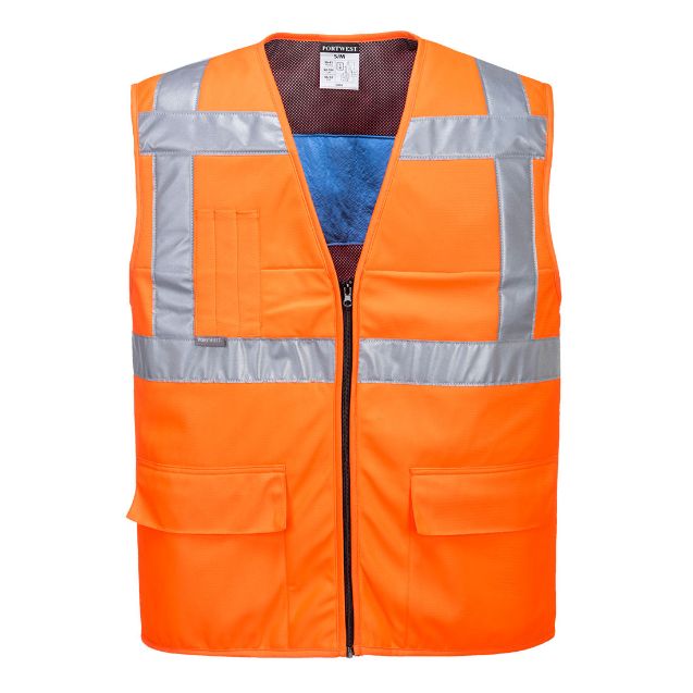 Afbeeldingen van PW CV02 Hi-Vis koelvest oranje