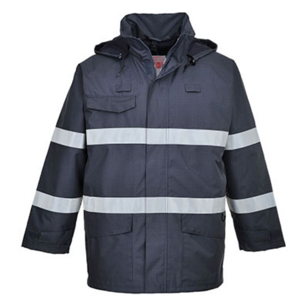 Afbeeldingen van PW Bizflame multi regenjas S770 navy